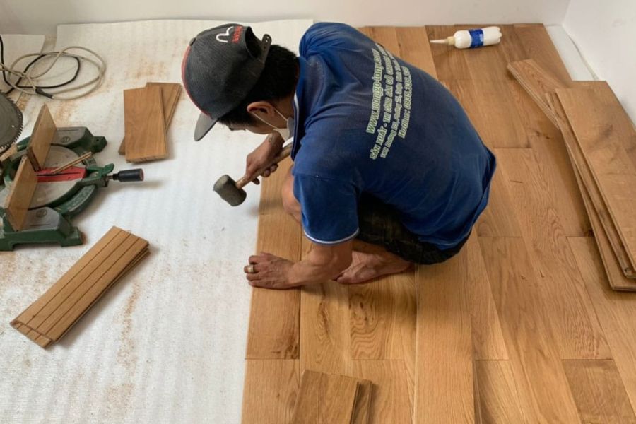 3 Cách Thi Công Sàn Gỗ Tự Nhiên Chuẩn Xác Nhất