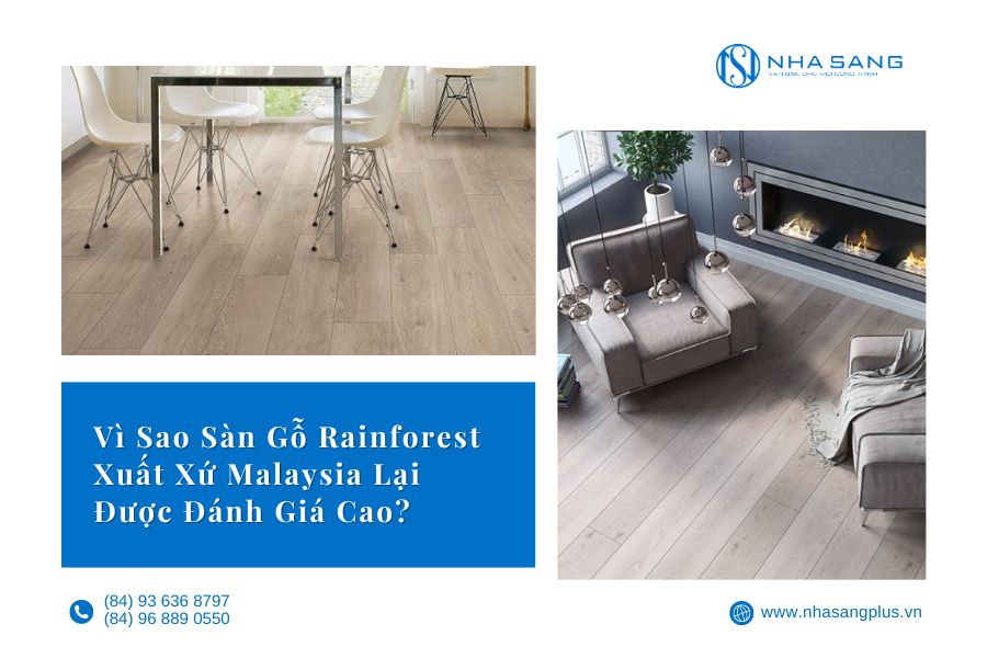 Vì Sao Sàn Gỗ Rainforest Xuất Xứ Malaysia Lại Được Đánh Giá Cao?